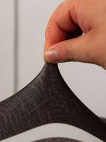 1pc Geometric Pattern Chair Slipcover - Multicolor - View 3