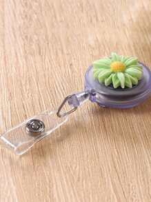 1入組雛菊設計隨機卡套扣飾