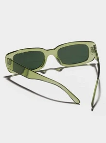 1 pieza Gafas de sol cuadradas de estilo Halloween para hombre, accesorios de moda de gafas de sol para la calle, accesorios de playa, gafas de sol para verano, vacaciones, exteriores y viajes