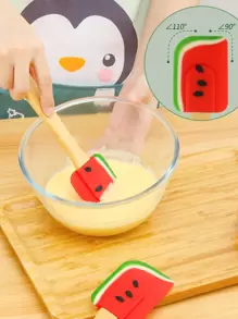 1入組西瓜形狀奶油刮刀 - 彩色 - 查看 4