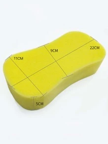 1pc Car Cleaning Sponge - Yellow - View 4