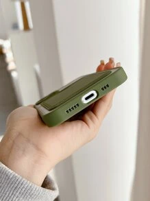 Card Slot Phone Case - Green - View 3