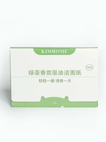 KIMHOME 100pcs Oil Blotting Paper - Green - View 5