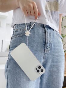 附帶繩子透明手機殼 - 無色 - 查看 3