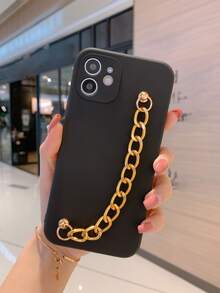 Hộp đựng điện thoại dây đeo tay chuỗi - màu đen - Xem 4