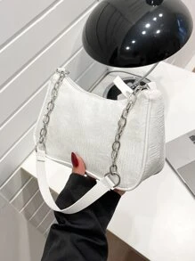 Floral Pattern Chain Bag