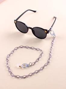 Kids Cat Eye Sunglasses With Glasses Chain