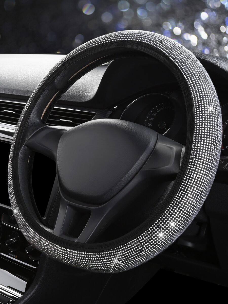 Rhinestone Decor Car Steering Wheel Cover SHEIN USA