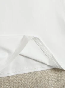 SHEIN 青少年女孩素色背心上衣 - 白色 - 查看 4