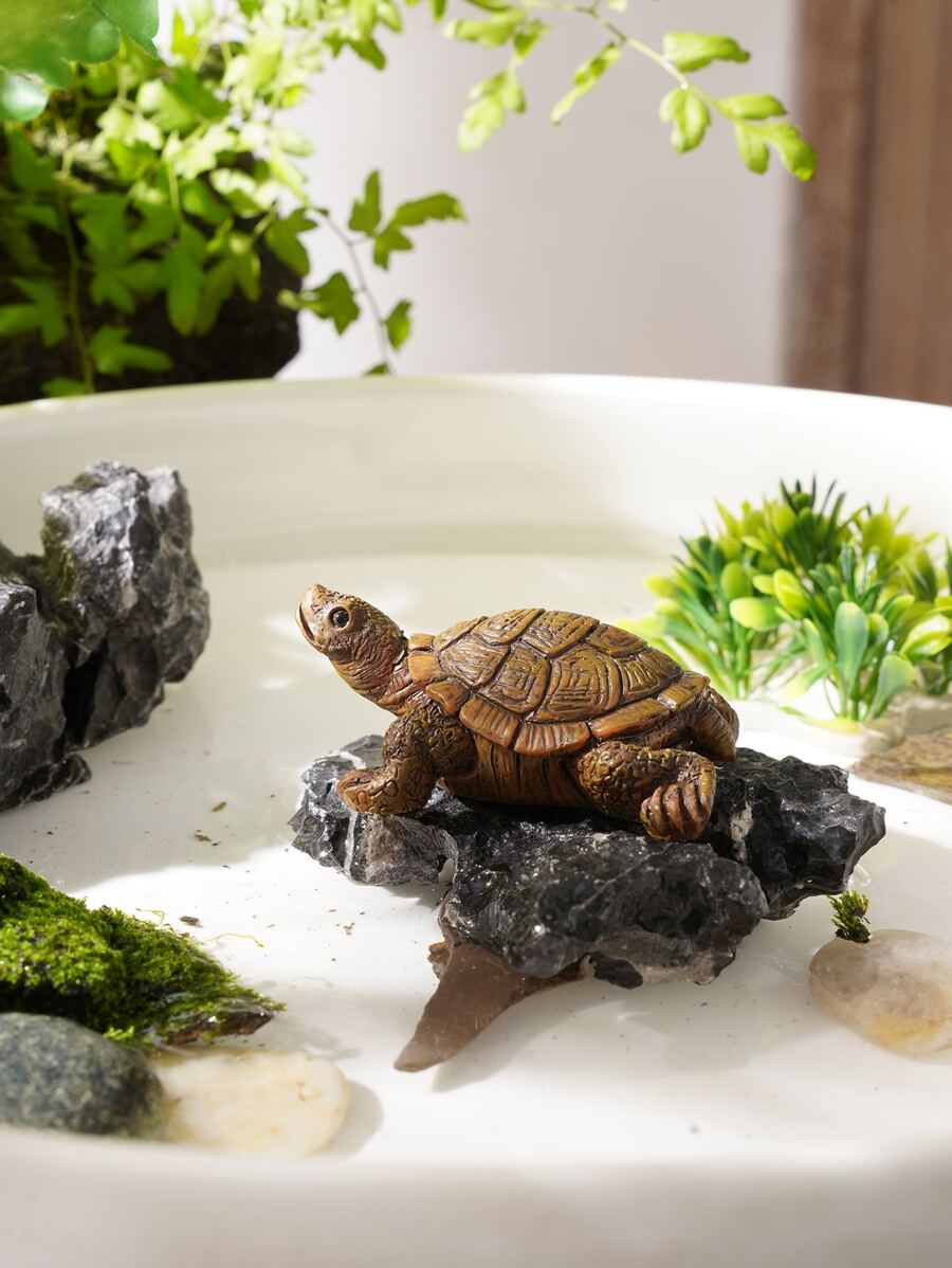 1pc Trang trí Cảnh Rùa - Nhiều màu - Xem 1