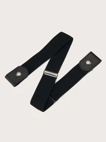 1pc Invisible Belt Lady's Casual Stretch Stretch Stretch Jeans Belt Summer, School Fall, Autumn, Halloween