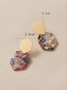 imoli 幾何耳墜 - 彩色 - 查看 6