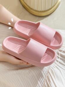 Chanclas banda única minimalista - Rosa - Ver 1