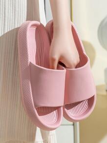 Chanclas banda única minimalista - Rosa - Ver 2
