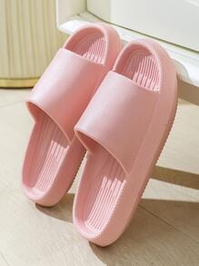 Chanclas banda única minimalista - Rosa - Ver 4