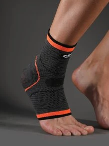 VBOSI 1 Piece Women Men Sporty Sweat-Absorbing Ankle Support Sleeve For Running Cycling - Orange - View 1