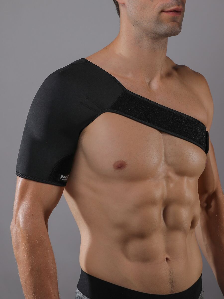 JINGBA SUPPORT 1pc Sports Shoulder Pad - Black - View 1