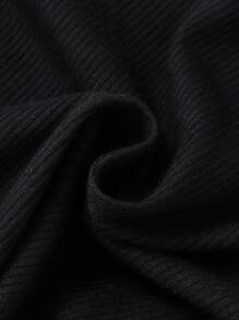 Baby 2pcs Rib Knit Turtle Neck Bodysuit - Multicolor - View 6