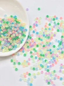 1pack 3mm Glow In The Dark DIY Bead - Multicolor - View 2