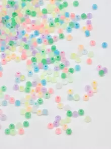 1pack 3mm Glow In The Dark DIY Bead - Multicolor - View 3