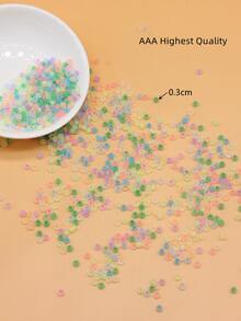 1pack 3mm Glow In The Dark DIY Bead - Multicolor - View 5