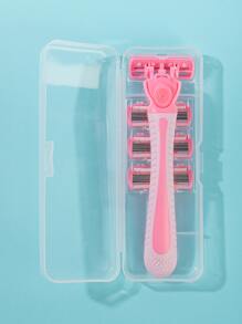 1入組除毛刮胡刀手柄和3入組替換頭 - 彩色 - 查看 5