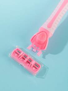 1入組除毛刮胡刀手柄和3入組替換頭 - 彩色 - 查看 6