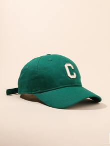 字母刺繡棒球帽 - 綠色 - 查看 5