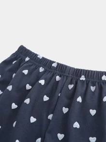 Đồ mặc nhà Gái Tương phản ràng buộc Hoạt hình Tim Dễ thương - Nhiều màu - Xem 4