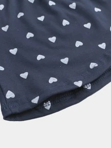 Đồ mặc nhà Gái Tương phản ràng buộc Hoạt hình Tim Dễ thương - Nhiều màu - Xem 5