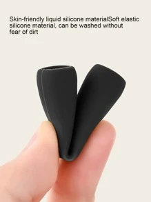 防滑矽膠套適用於Apple Pencil - 黑色 - 查看 4