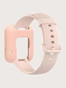 二合一矽膠套和錶帶適用於紅米手錶 2 Lite - 淺粉色 - 查看 6