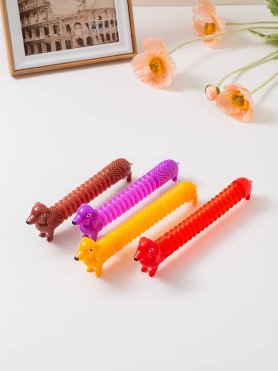 1pc Con chó có hình dạng màu sắc ngẫu nhiên thủ công trang trí - Nhiều màu - Xem 1