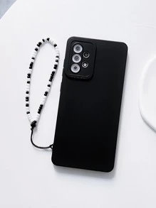 Ốp điện thoại cứng cáp kèm dây đeo hạt cườm, phiên bản quốc tế, không phải phiên bản nội địa. - màu đen - Xem 1