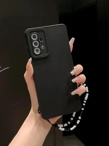 Ốp điện thoại cứng cáp kèm dây đeo hạt cườm, phiên bản quốc tế, không phải phiên bản nội địa. - màu đen - Xem 2