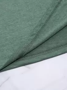 INAWLY Camiseta con estampado de corazón, camisetas gráficas para mujer - Verde - Ver 5