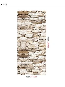 Giấy dán tường hoa văn đá 1roll - Nhiều màu - Xem 3