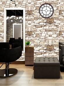 Giấy dán tường hoa văn đá 1roll - Nhiều màu - Xem 5