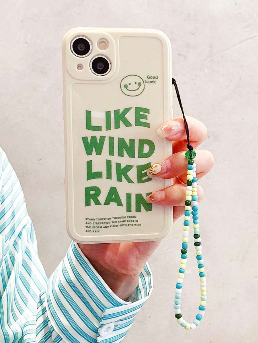 Đồ họa Khẩu hiệu Ốp lưng & bao da điện thoại Có dây buộc cườm Tương thích với iPhone 11 , iPhone 13 , iPhone 14 - Nhiều màu - Xem 1