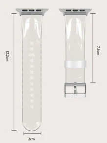 Clear Watchband Tương thích với Apple Watch - Trong sáng - Xem 3
