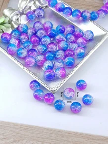 50 piezas Accesorio de joya DIY cuenta - Multicolor - Ver 4