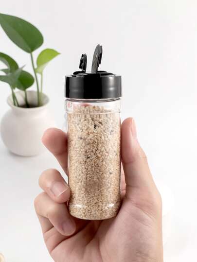 1入組透明木頭佐料盒