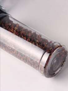 1入組透明木頭佐料盒