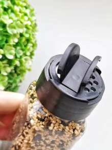 1入組透明木頭佐料盒