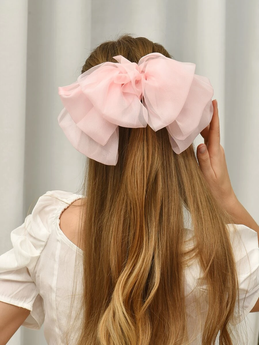 Bow Decor French Clip