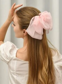 Bow Decor French Clip