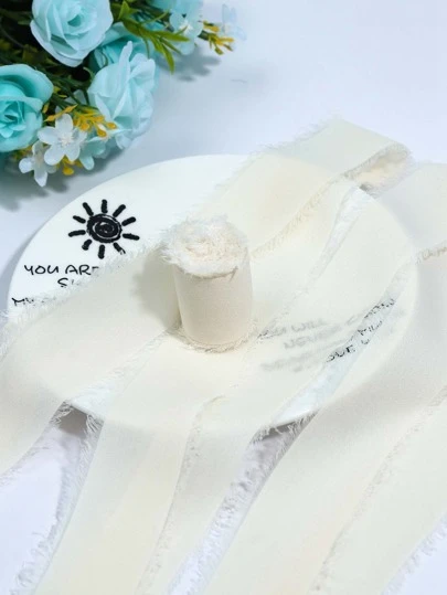 1roll Plain Gift Wrapping Ribbon