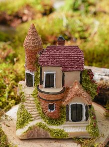 1入組房子形狀花園裝飾物品 - 彩色 - 查看 2