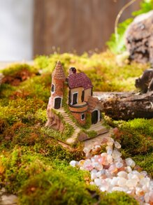 1入組房子形狀花園裝飾物品 - 彩色 - 查看 8