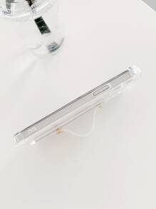 帶腕帶素色防摔手機殼 - 無色 - 查看 2